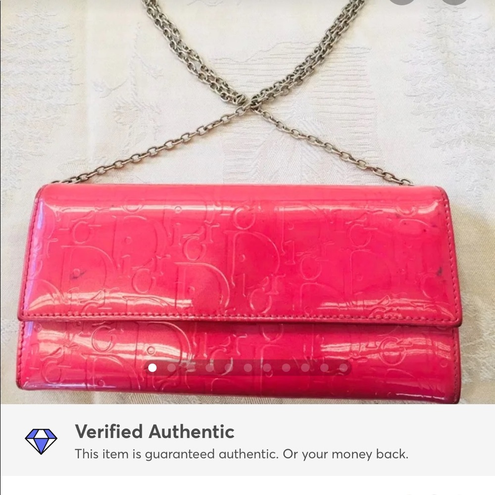 Dior WOC cannage lady Dior wallet on chain.